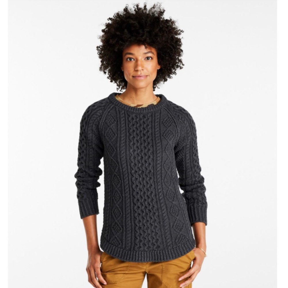 Women's LL Bean Signature Fisherman Sweater